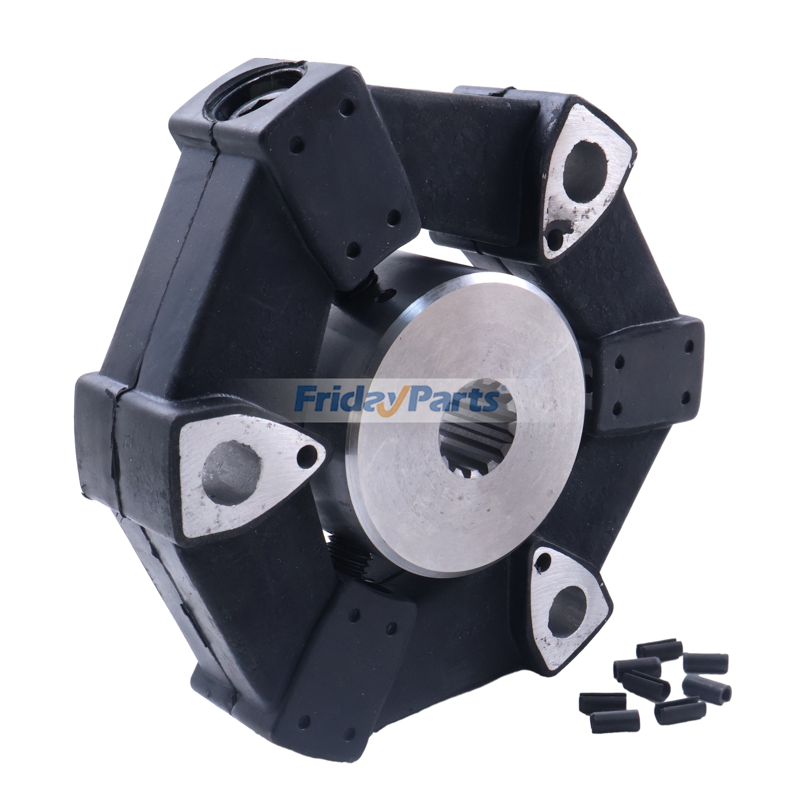 Excavator Coupling Assembly With Hub