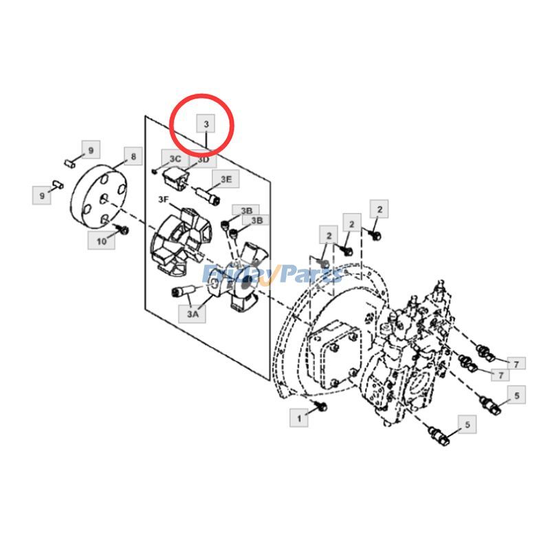 KupplungFür JOHN DEERE