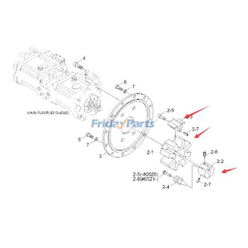 Coupling Assembly for Excavator