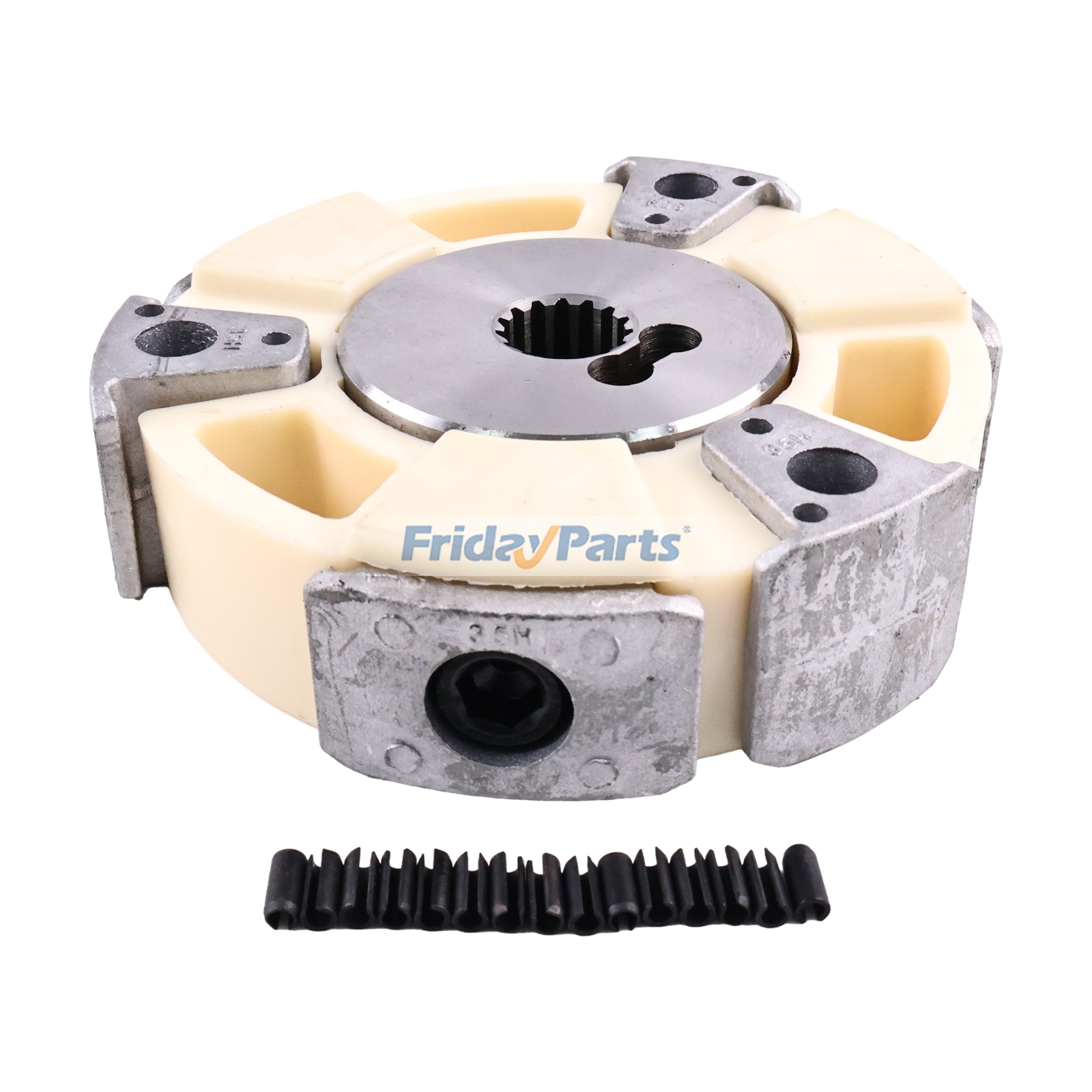 Ensemble d'accouplement à 15 dents cannelées Pour JOHN DEERE