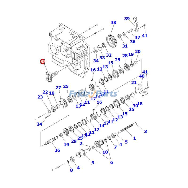 FridayParts Kupplungswelle