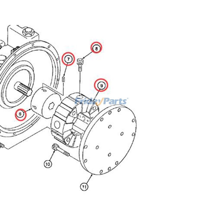 FridayParts Kupplung