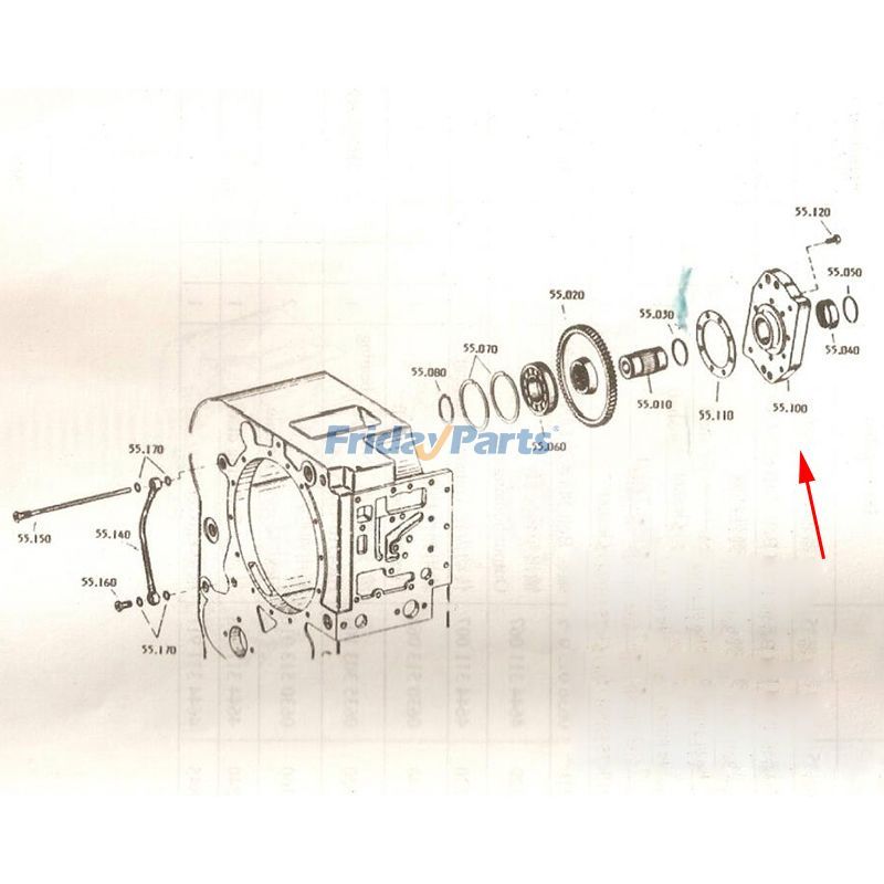 FridayParts Abdeckung Getriebe Getriebe