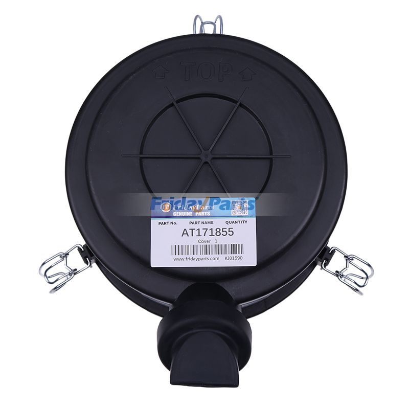 John Deere エンジン 3029 4045 ローダー 310E 315SJ 410G 210LE 用エアクリーナー カバー AT171855