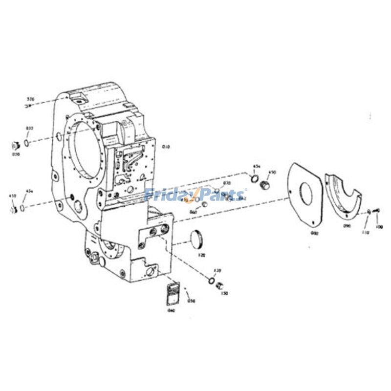 FridayParts Abdeckplatte Daewoo Rad 300-III