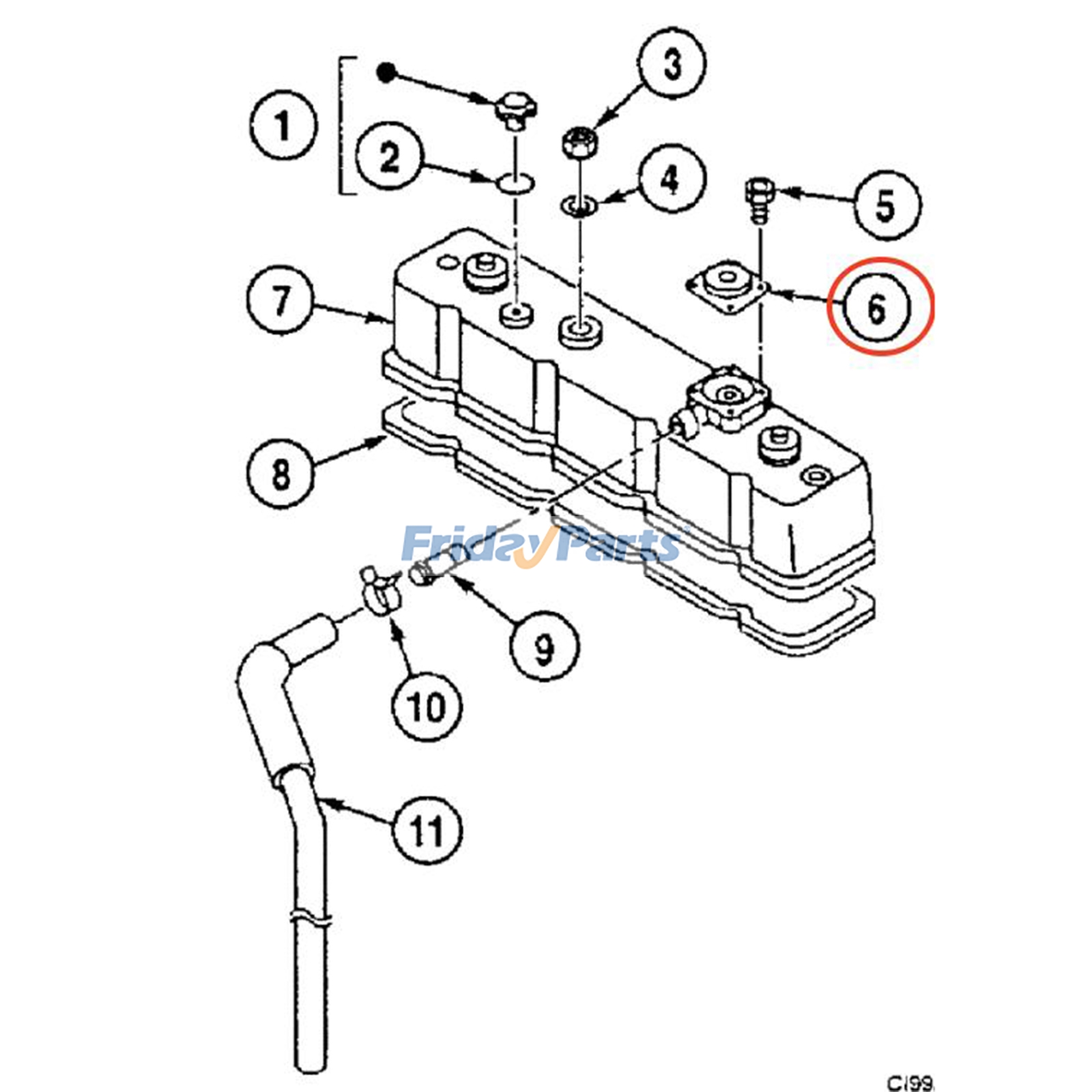 Soupape de ventilation du carter de FridayParts
