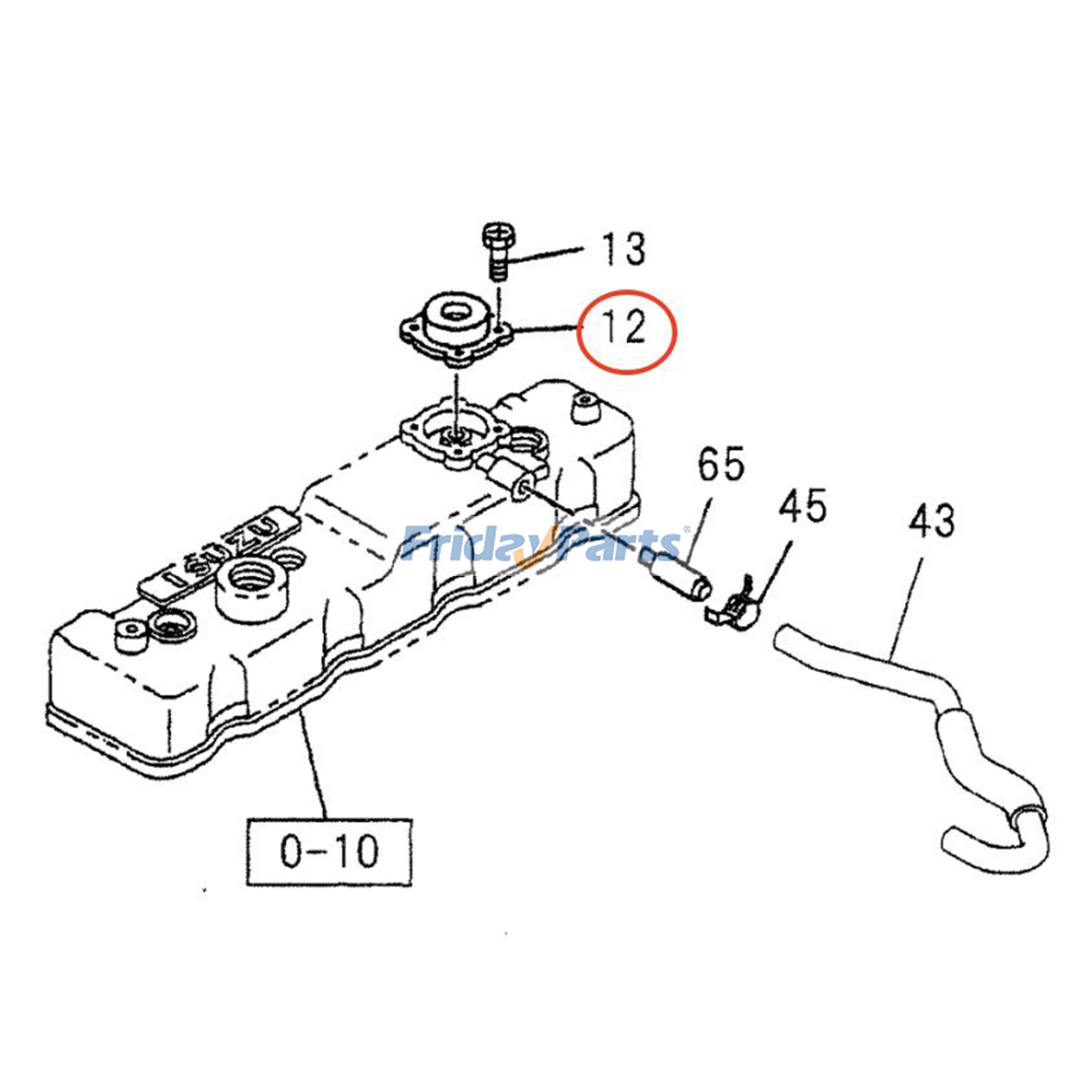 Soupape de ventilation du carter de FridayParts