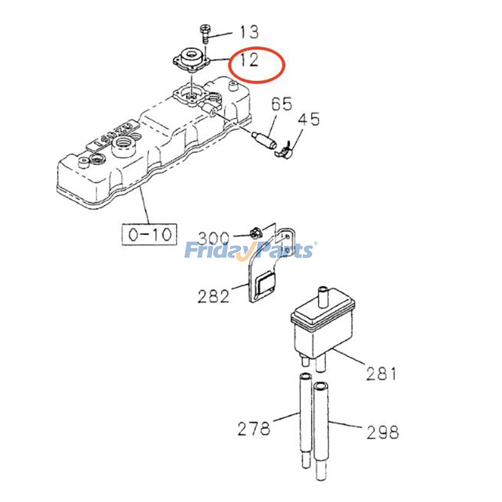 Soupape de ventilation du carter de FridayParts