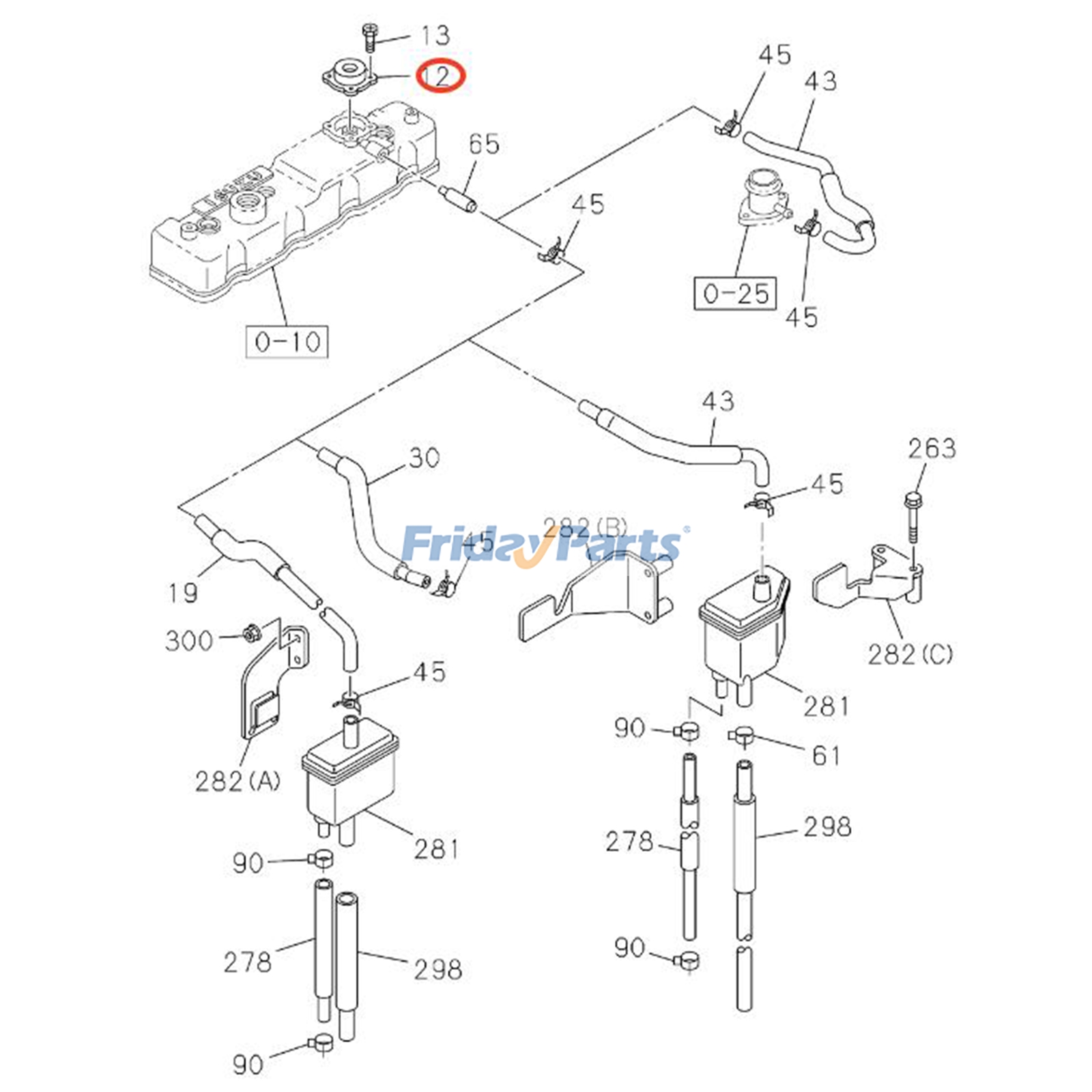 Soupape de ventilation du carter de FridayParts