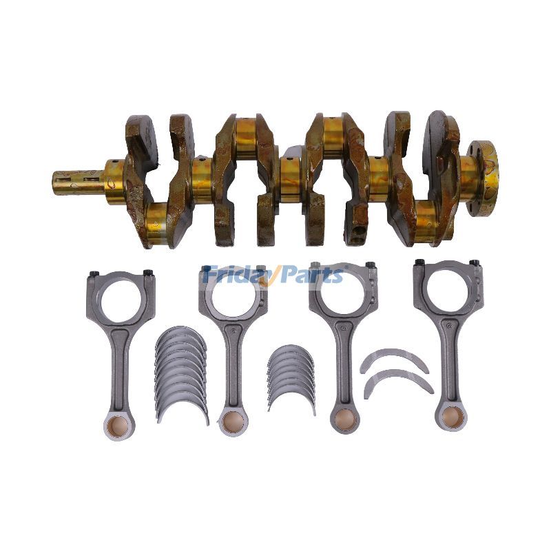 Vilebrequin 23111-2G200 et bielle 23510-2G540 et roulement principal et de bielle avec rondelle de butée pour Hyundai Sonata Santa Fe et Kia Optima 2.4LpourPour HYUNDAI,Pour Kia