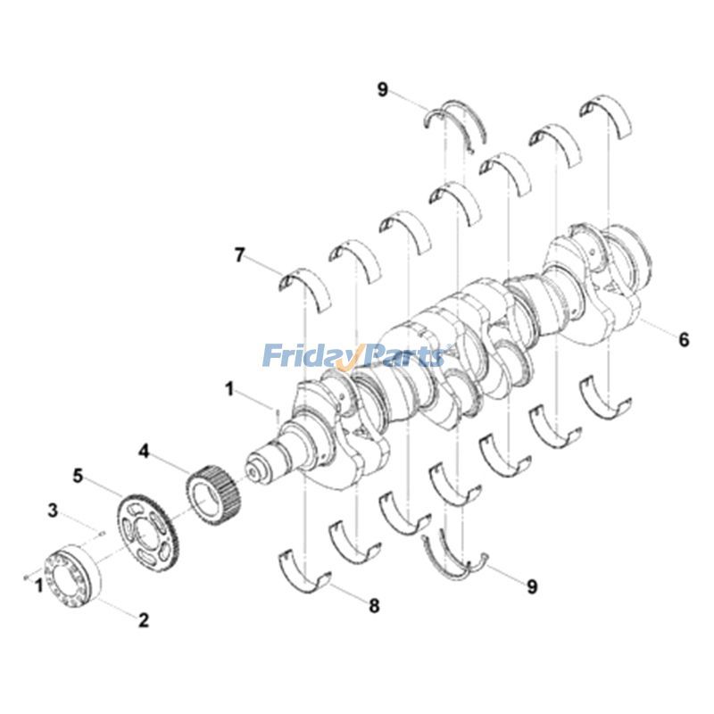 FridayParts Kurbelwelle