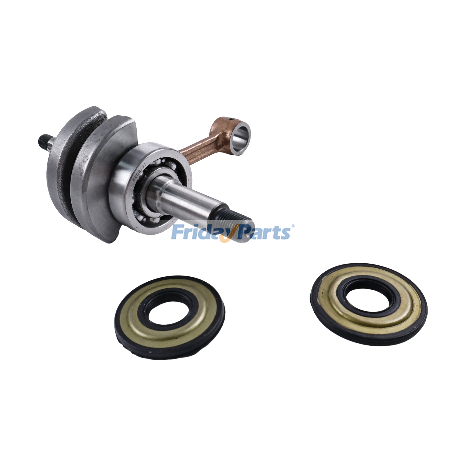 Husqvarna用,Jonsered用用ハスクバーナチェーンソー440 445 450 445E 450E用クランクシャフト 525605001 544062001