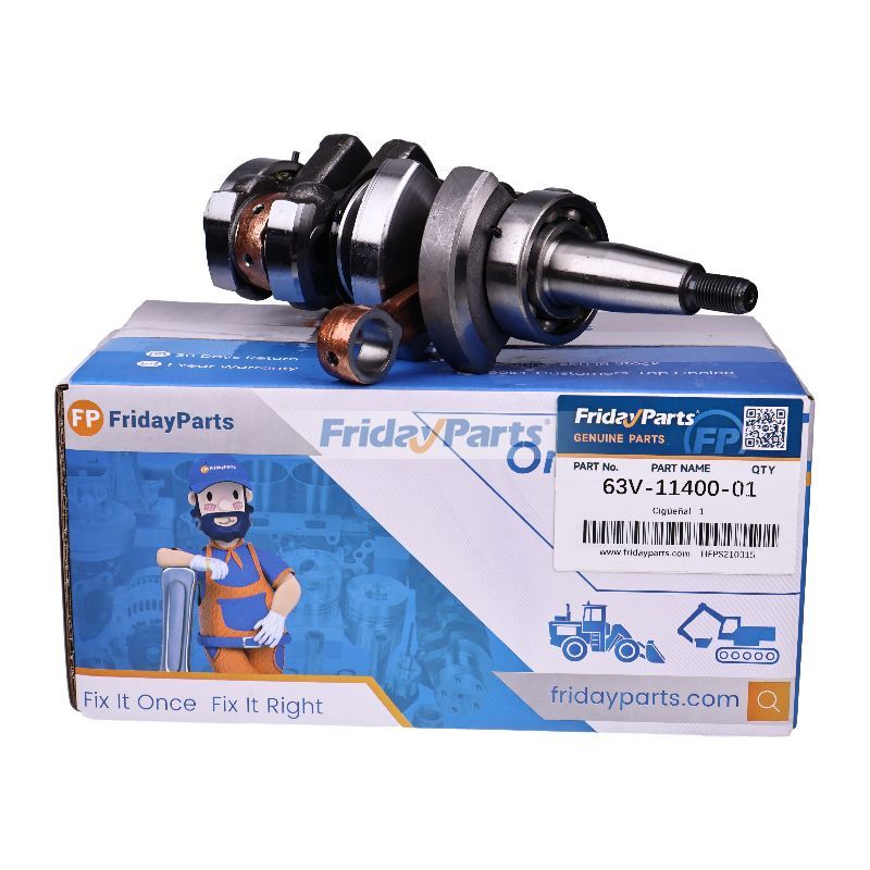 Kurbelwelle 63V-11400-01 für Yamaha Außenbordmotor 9,9 PS 15 PS 2-Takt