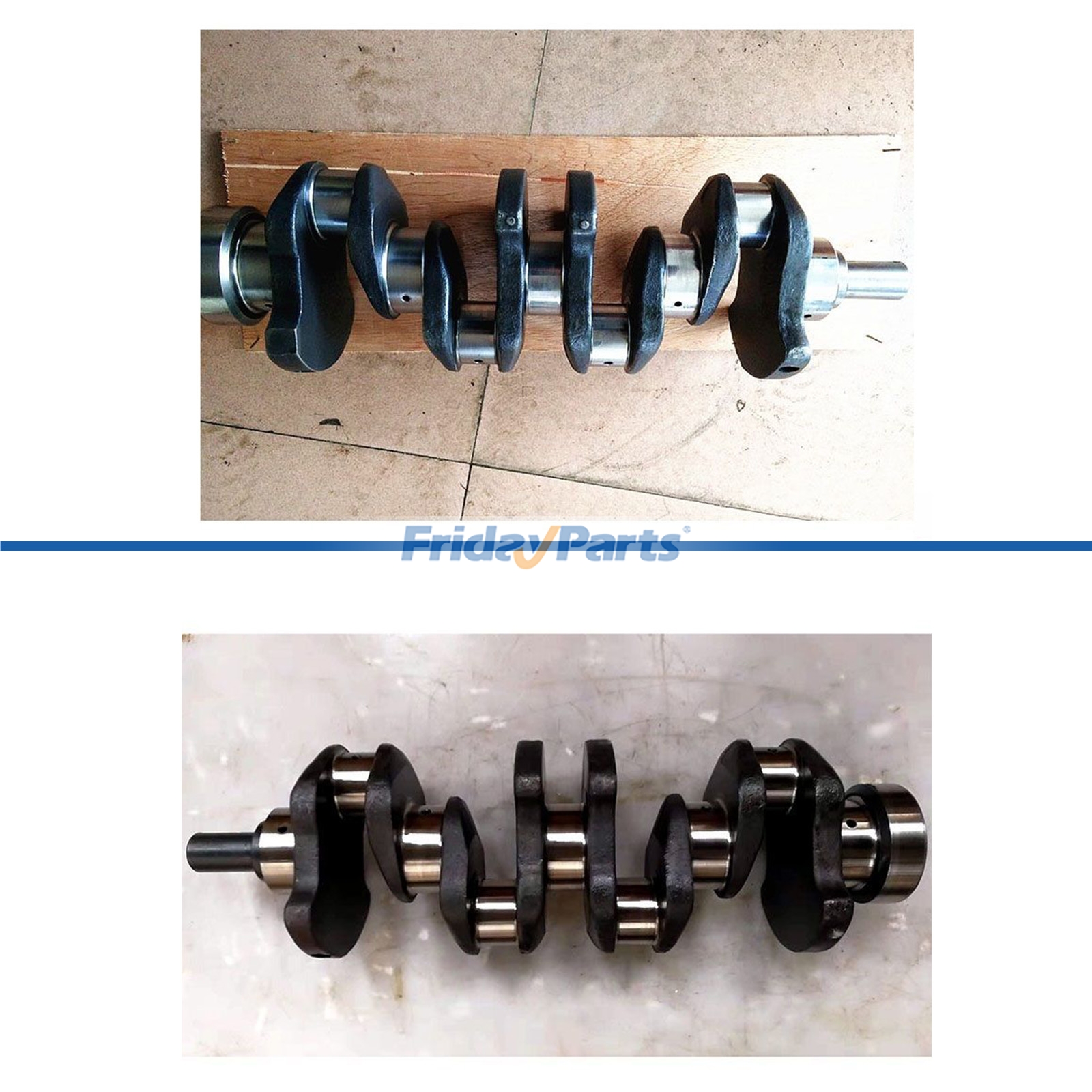 Crankshaft 8-94443-662-0 8-9219092-7 6631769 for Isuzu Engine 4JB1 Excavator DH55-5 SK60-3 Bobcat Loader 843 853 1213