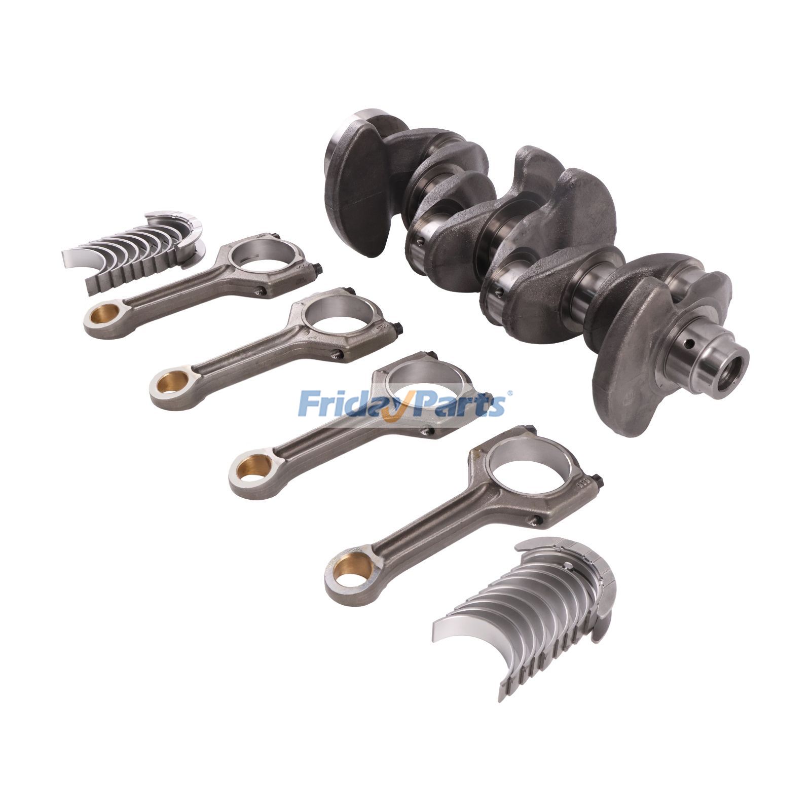FridayParts Kurbelwelle und Pleuel mit Lagern