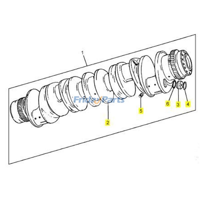 FridayParts Kurbelwelle