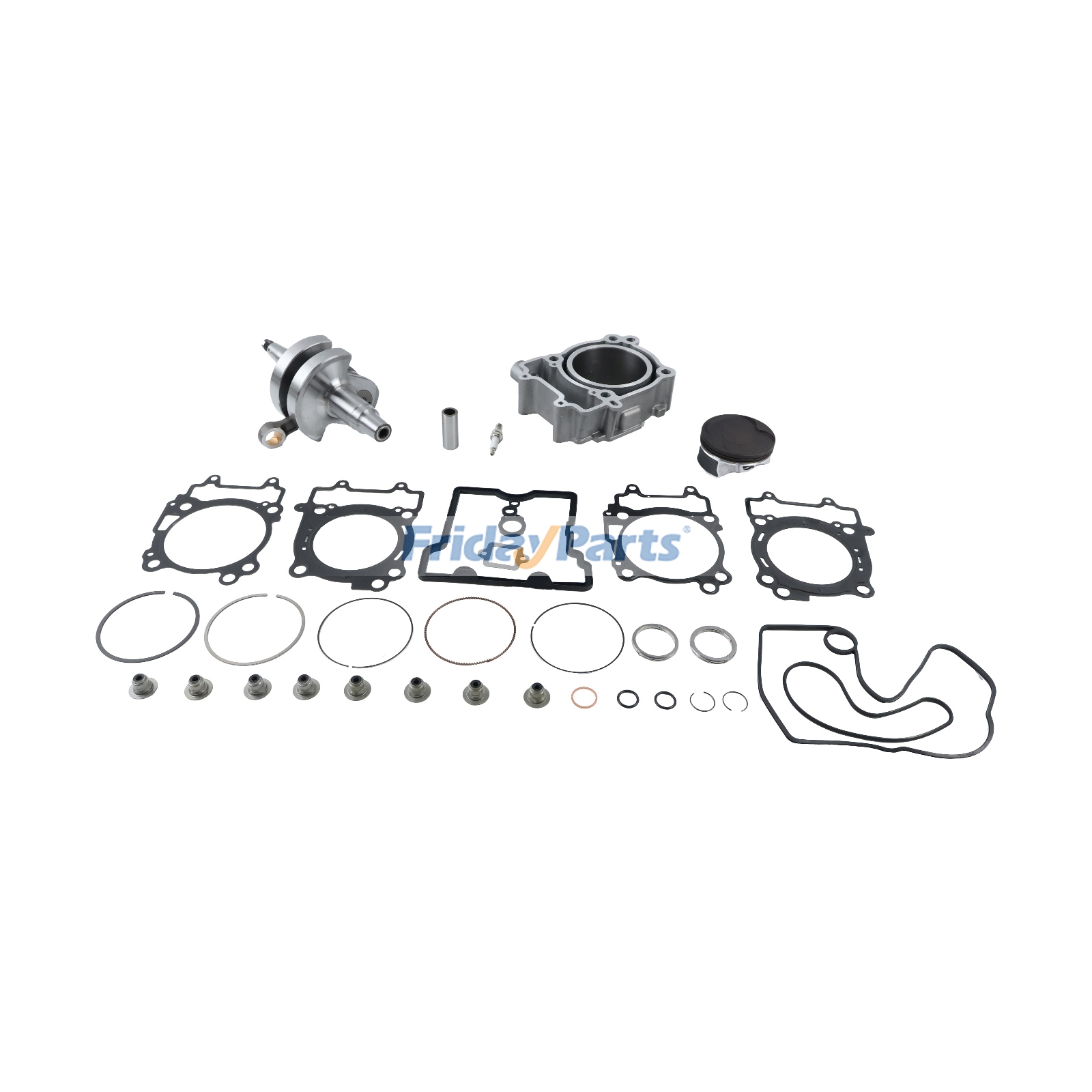 Crankshaft Cylinder Gasket Top End Rebuild Kit for Sport UTV/ATV