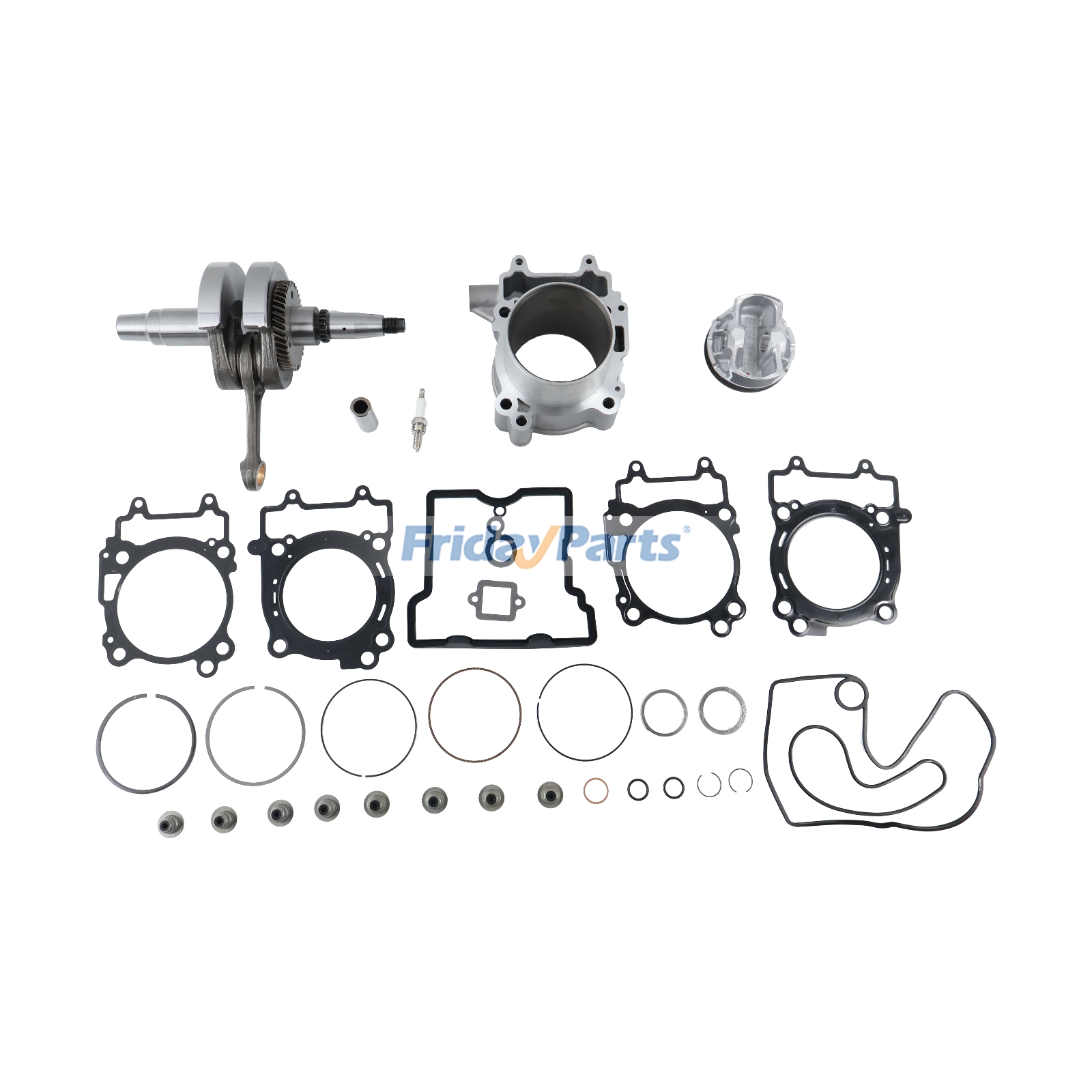  Crankshaft Cylinder Gasket Top End Rebuild Kit For Polaris