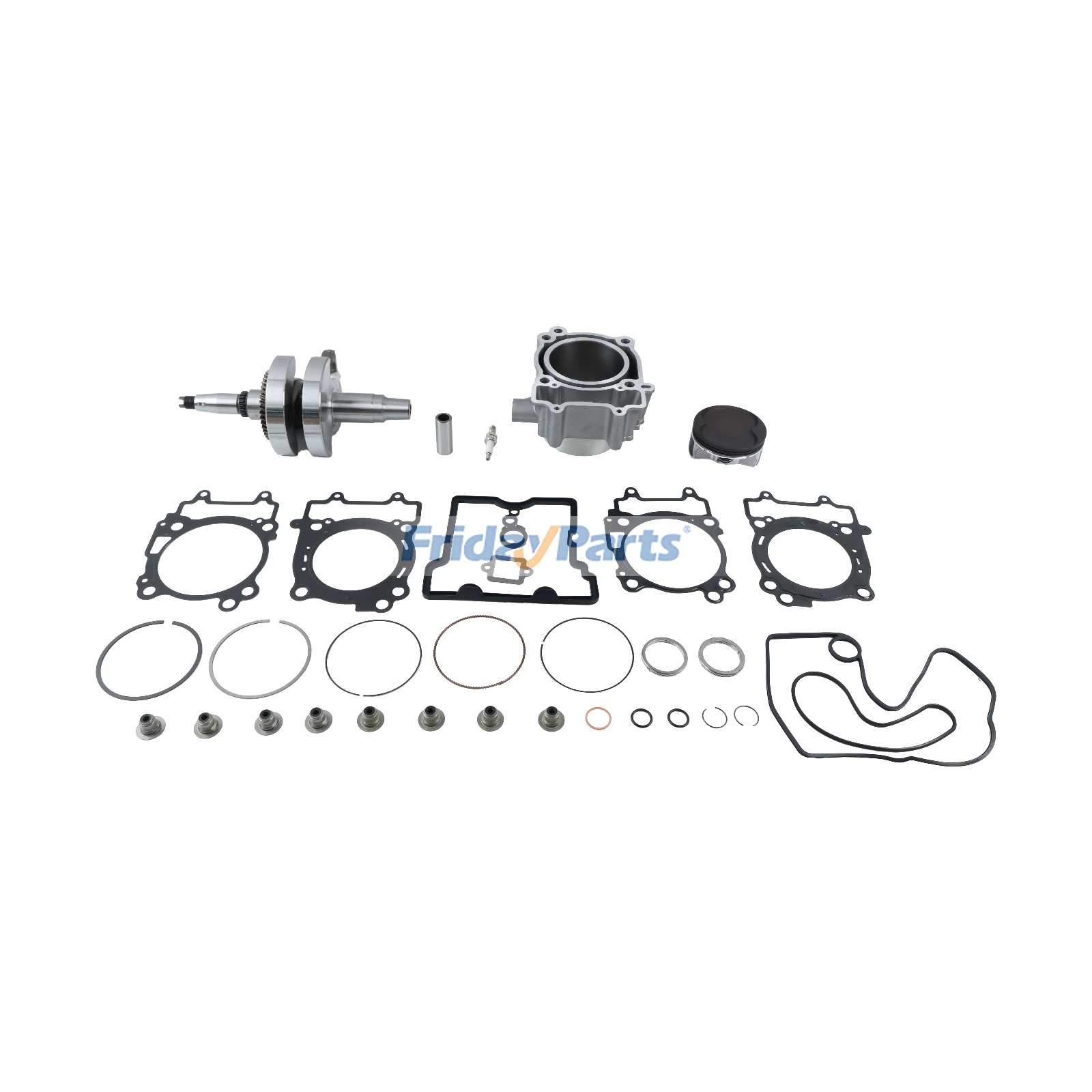 Crankshaft Cylinder Gasket Top End Rebuild Kit 2204729 3022295 3023085 for Polaris RZR Ranger Sportsman ACE 570 2012-2017