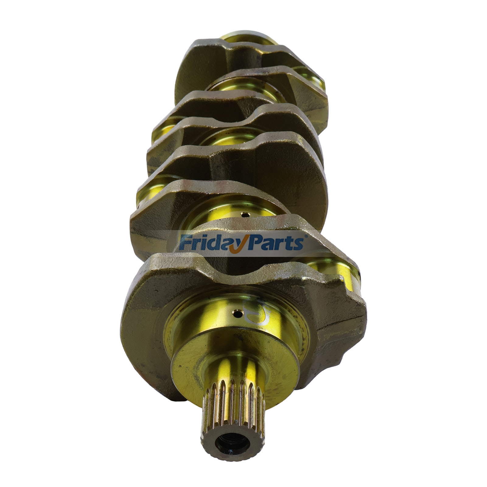 Motor V3307 V3307T V3307-T Virabrequim para trator Kubota M6040 M6060 M7060 Bobcat Skid Loader S630 S650 FridayParts