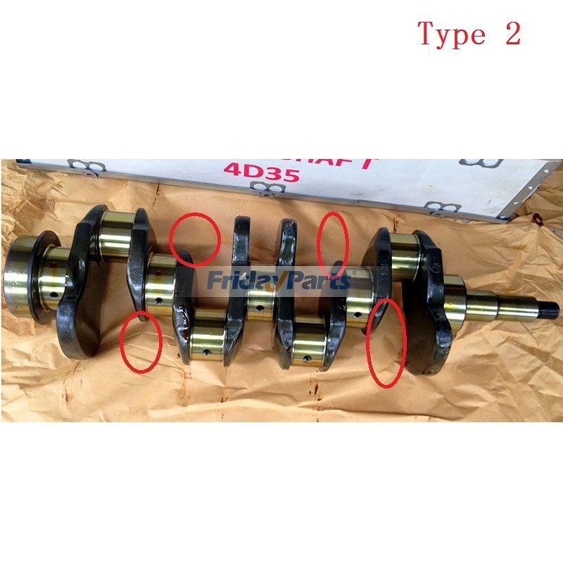 Kurbelwelle MD013680 für Mitsubishi 4D35-Motorfür 