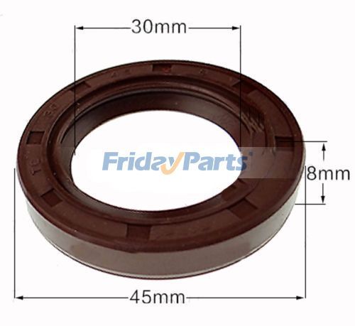 Crankshaft Oil Seal 30*45*8 for Kipor Kama Engine 170F 173F
