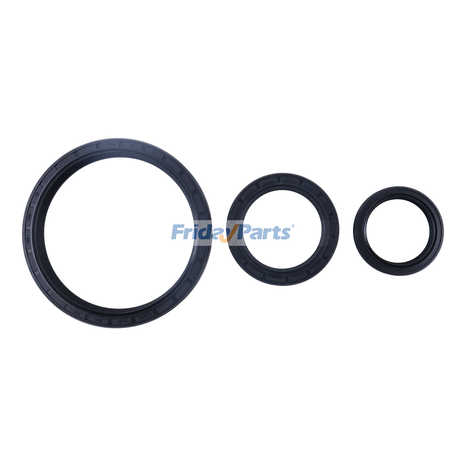 Juego de retenes de aceite del cigüeñal 04175433 04175434 04175435 para Deutz F3L1011 F3L2011 F3M1011F BF4M1011F BF4M20211 de FridayParts