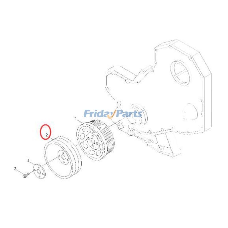 Poulie de vilebrequin de FridayParts