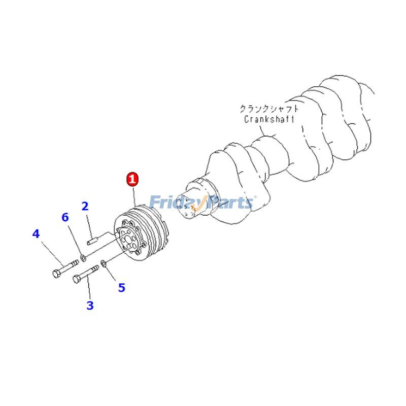 Crankshaft Pulley for Engine,Excavator