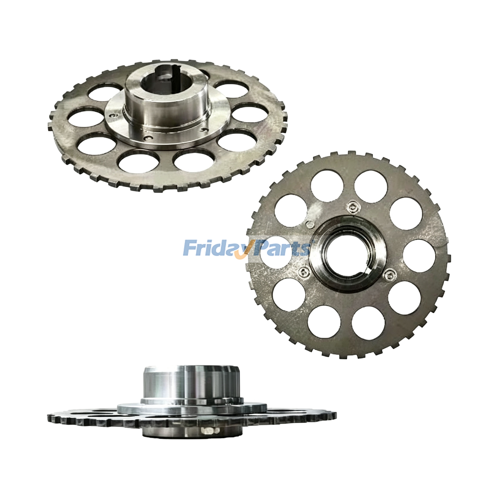 Crankshaft Pulley Flange Assembly with Signal Plate A-EC32-101B-1336A for Nissan Engine K21 K25