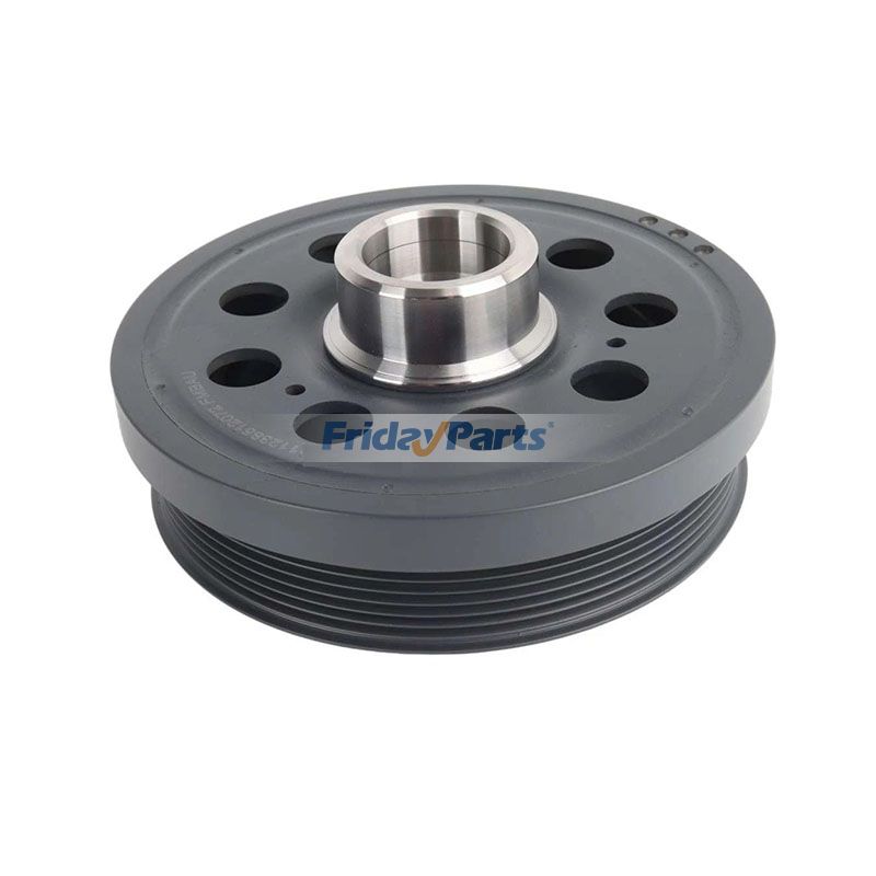 Crankshaft Pulley Harmonic Balancer 11238512072 for BMW 328i 1 3 5 Series X1 X3 E81 E87 E88 E82 E90 E91 E92 E93 E61 N47 B37 B47 2014-2018