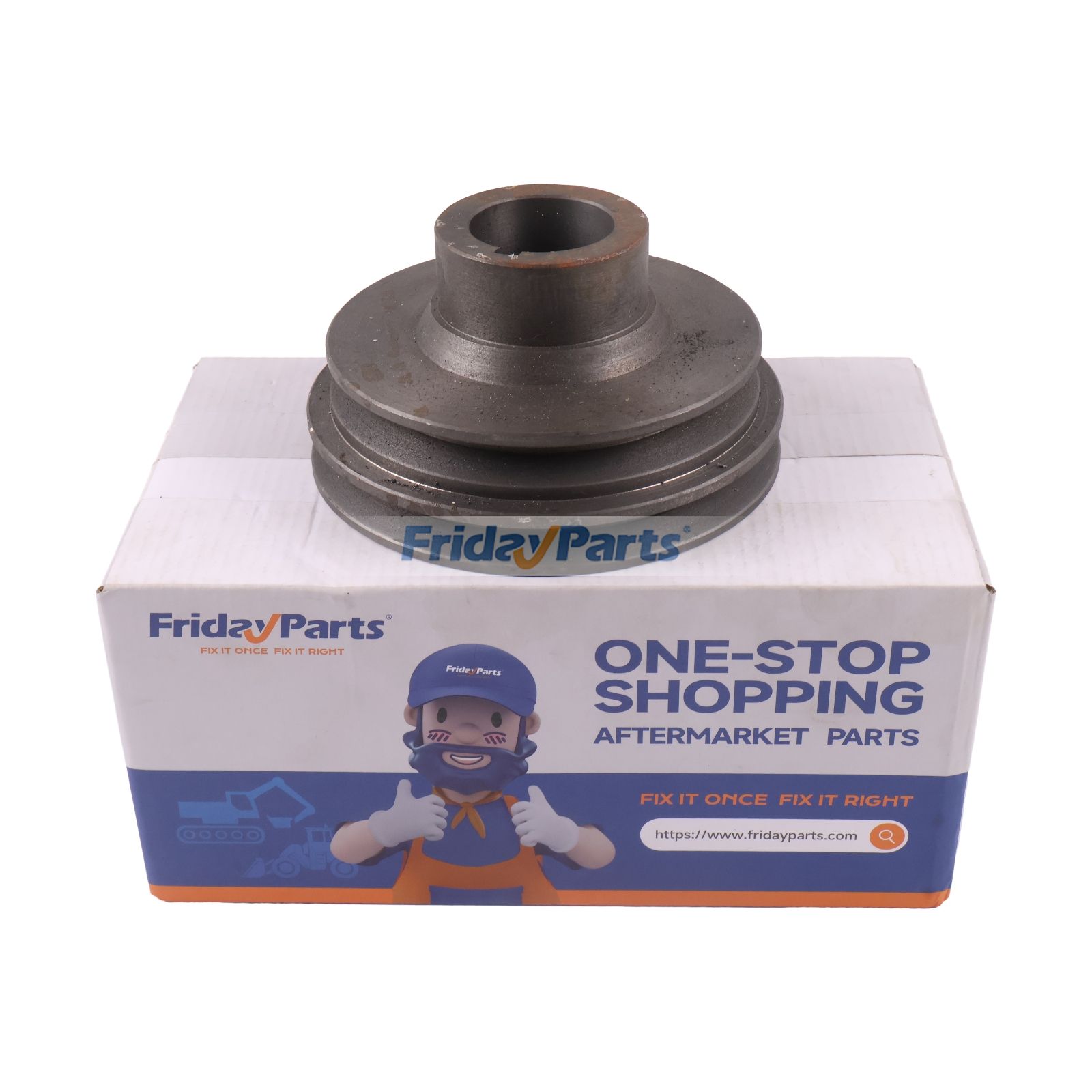 Crankshaft Pulley YM129907-21660 for Komatsu Excavator PC75R-2 PC75R-2HD PW75R-2