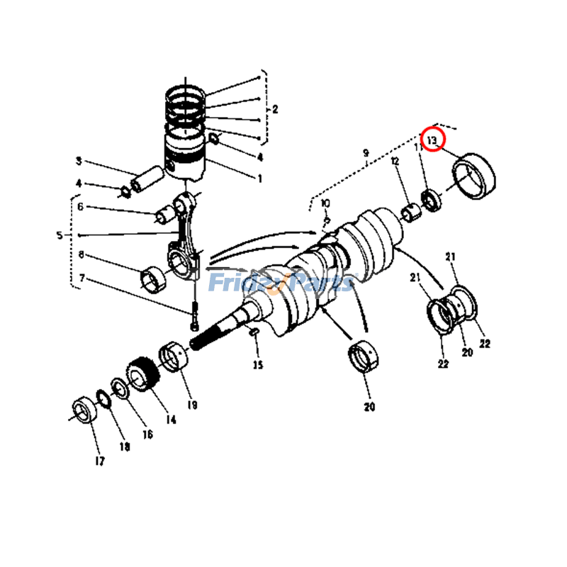 Crankshaft Sleeve for Tractor
