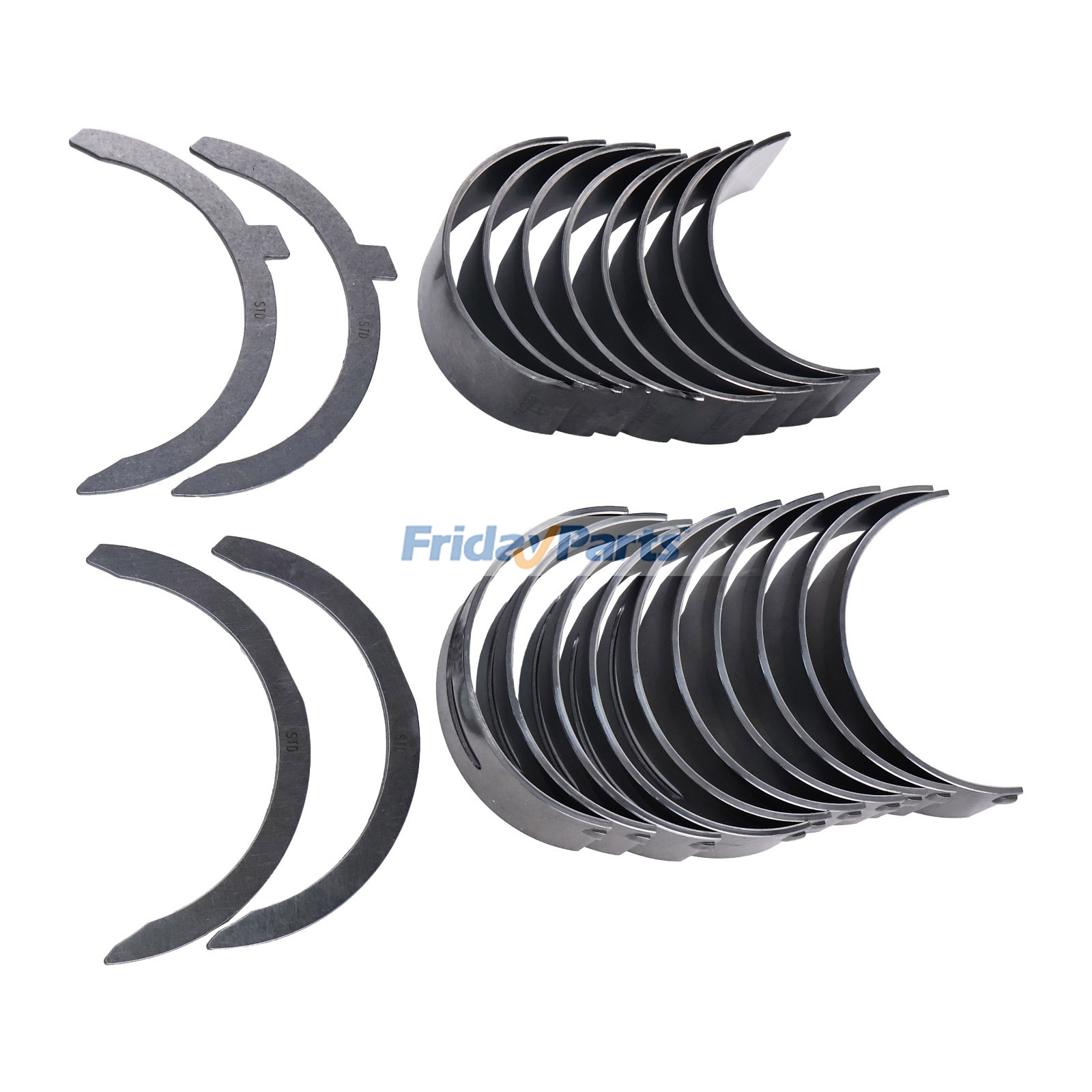 Cigüeñal ZZ90237 para motor Perkins 1104D-E44TA 1104D-44 1104D-44T 1104D-44TA 1104C-44 1104C-44T 1104C-E44T 1104C-44TA para Motor,Tractor