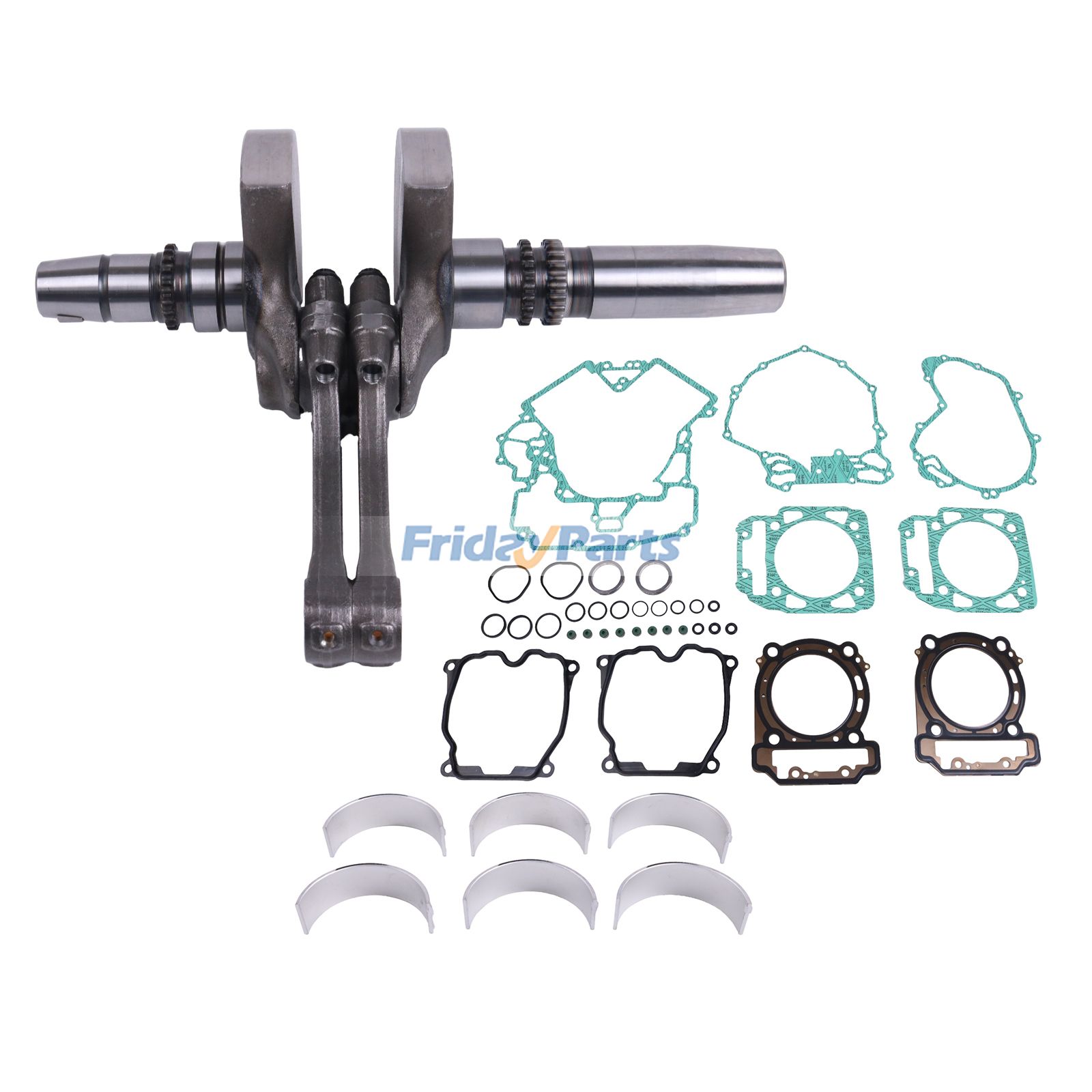 Crankshaft Gasket Bearing Kit 420219736 420233960 for Can-Am ATV Outlander Renegade 1000 2019-2023