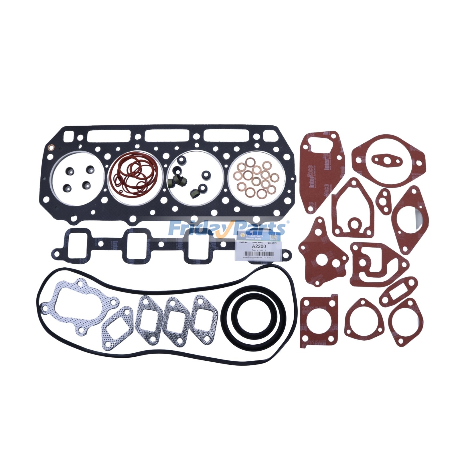 Kit de juntas de revisión 3802300 para motor Cummins A2300 6B5.9 de FridayParts