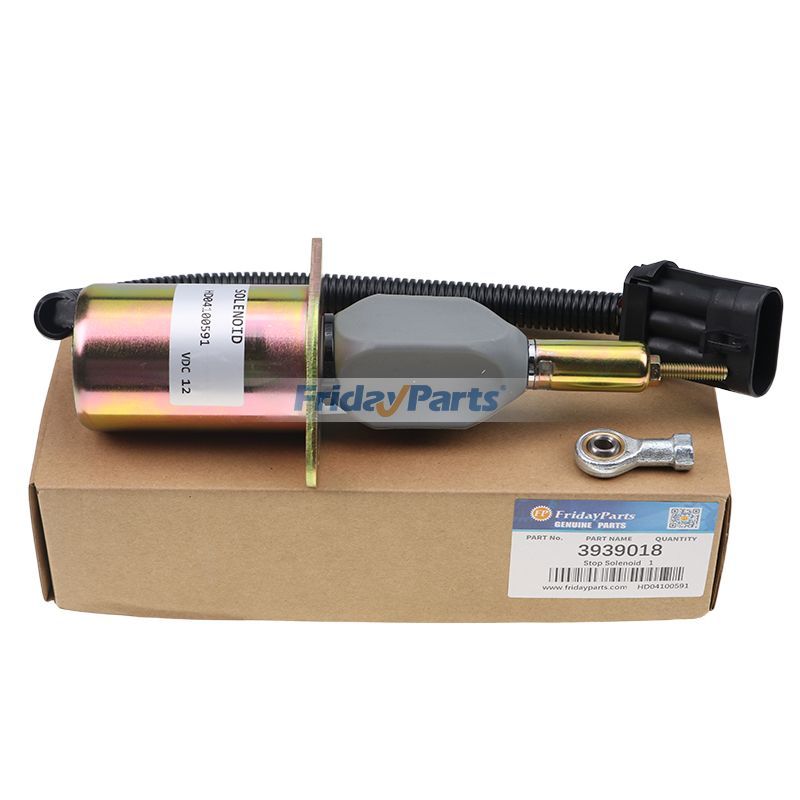 12-V-Stoppmagnet 3939018 SA-4889-12 für Cummins-Motor 6C8.3 ISC8.3 Hyundai Bagger 335LC-7