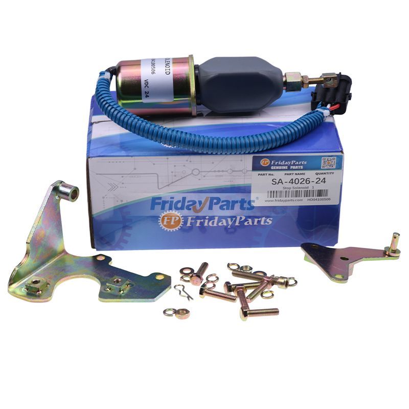 24V Stop Solenoid 1752ES SA-4026-24 For Cummins 6BT Engine