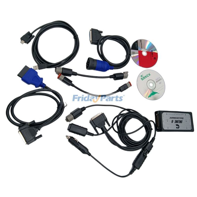 Kit complet d'adaptateur de liaison de données Ummins INLINE 6 avec logiciel INSITE 8.7 pro pour le diagnostic et la programmation 