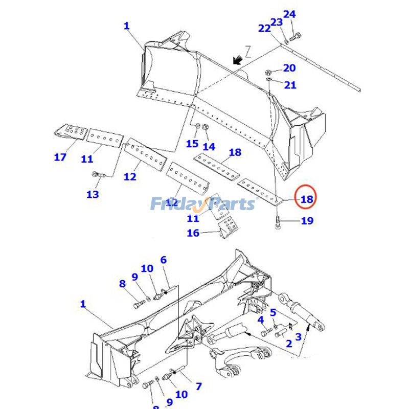 Avant-gardistepour Bulldozer