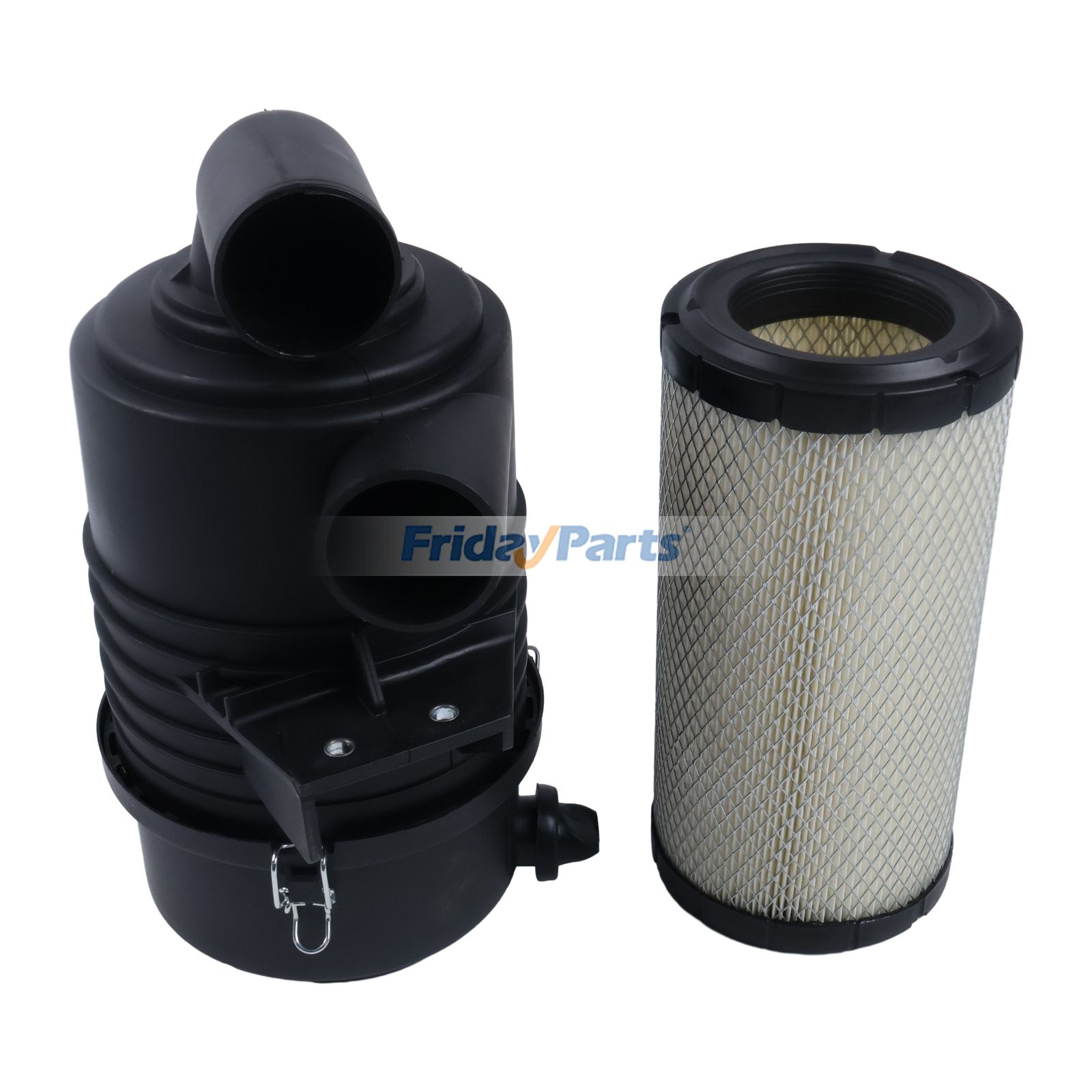 Conjunto de filtro de aire ciclónico 17700-26600-71 23360 para montacargas Toyota Engine 1DZ 4Y 8FDU15 8FDU18 8FDU20 8FDU25 8FDU30