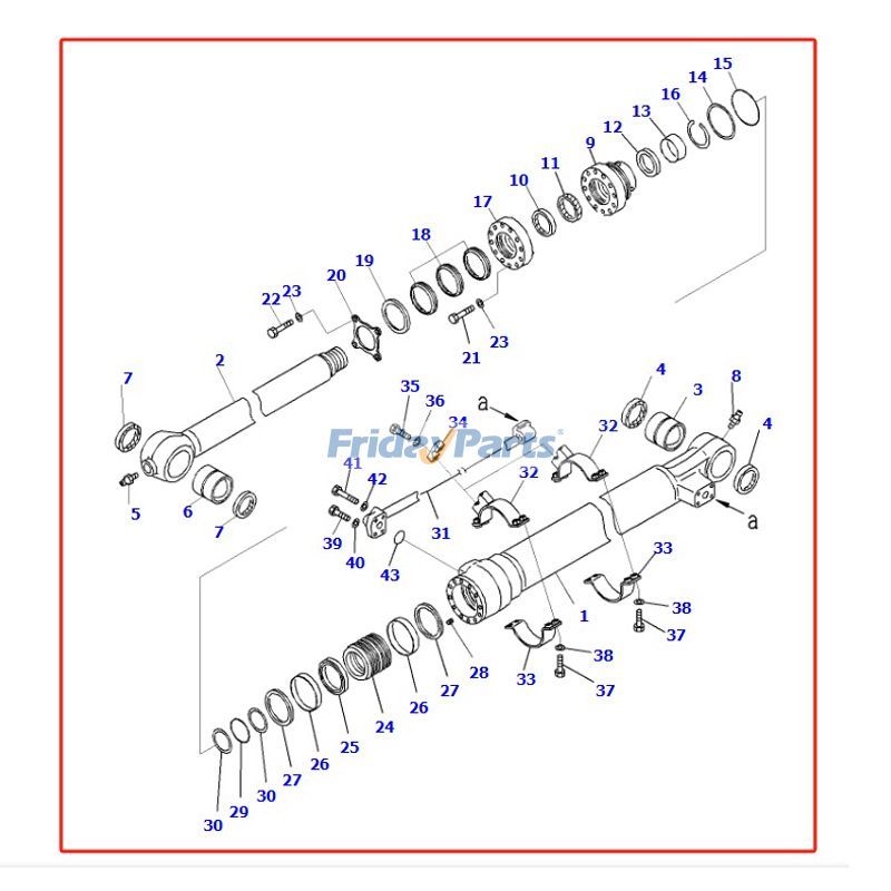 FridayParts Zylinderbaugruppe