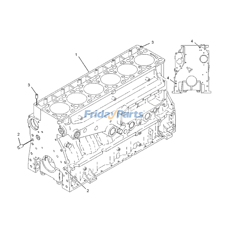 Ensemble bloc-cylindrespour Compacteur,Moteur,Pelle,Chargeur,Niveleuse,Débusqueur