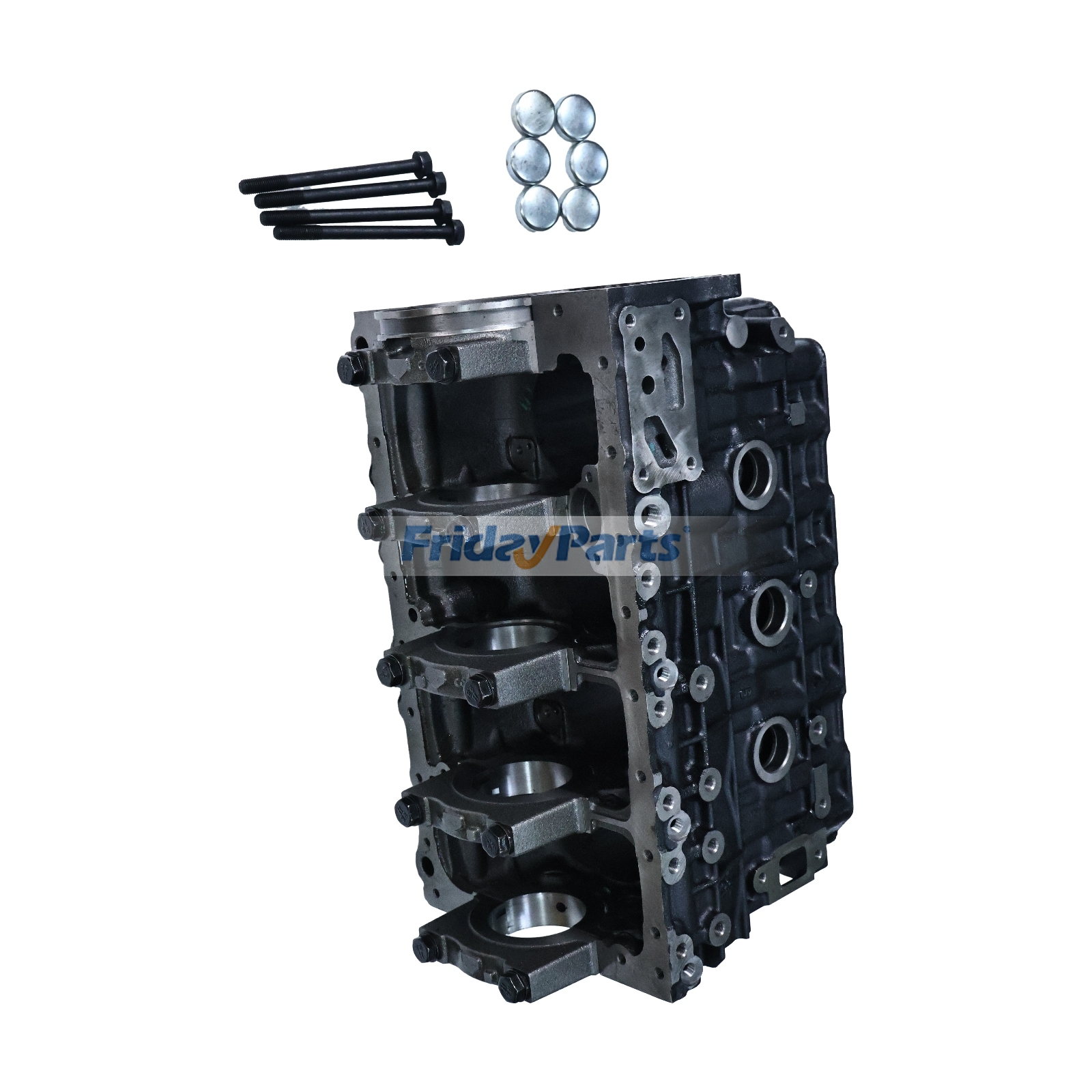 Bloque de cilindros desnudo 8970951672 para motor Isuzu 4JG1, excavadora John Deere 75C 80C. de FridayParts