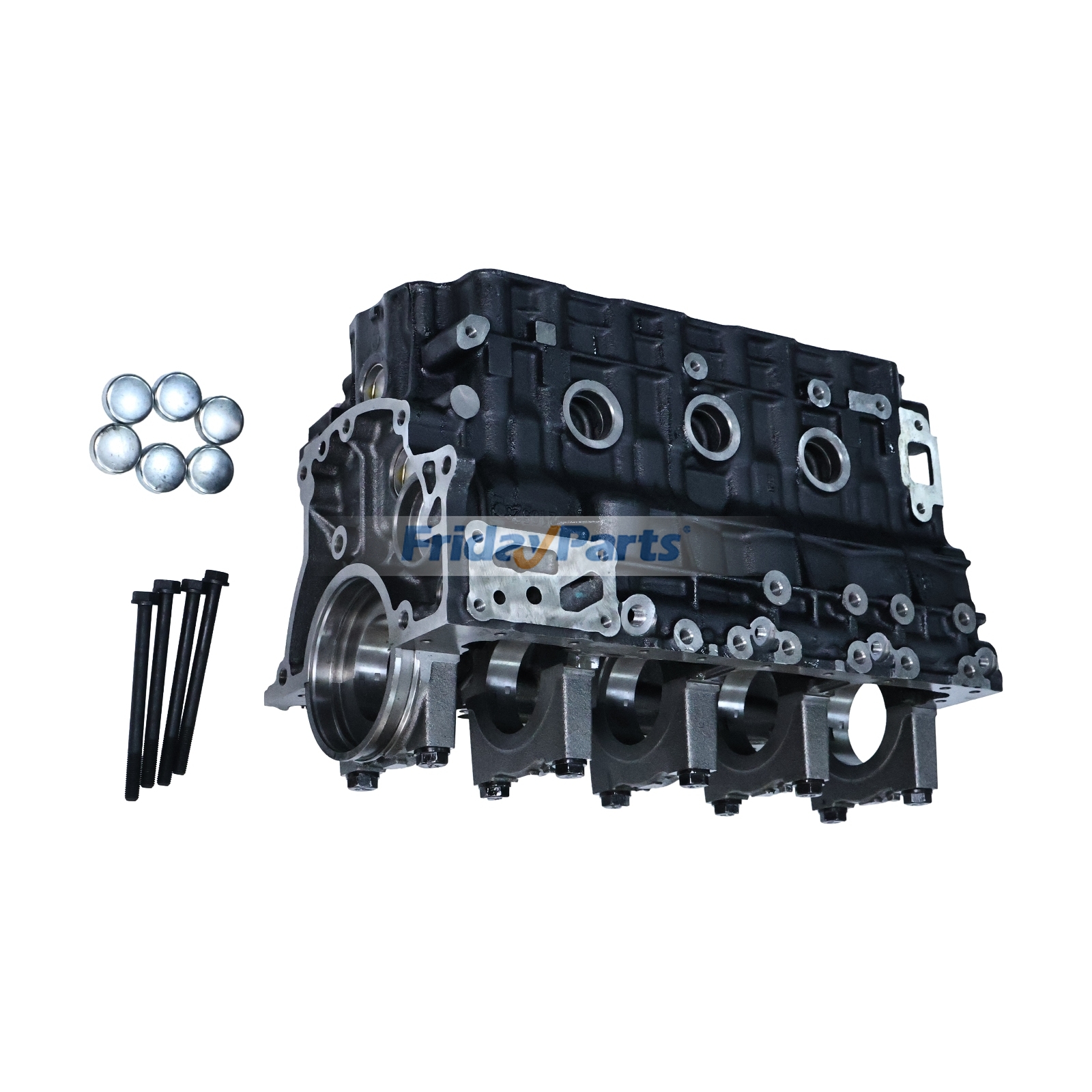 Bloque de cilindros desnudo con camisa I8-97352-7442 para cargadora Takeuchi TL140 4JG1