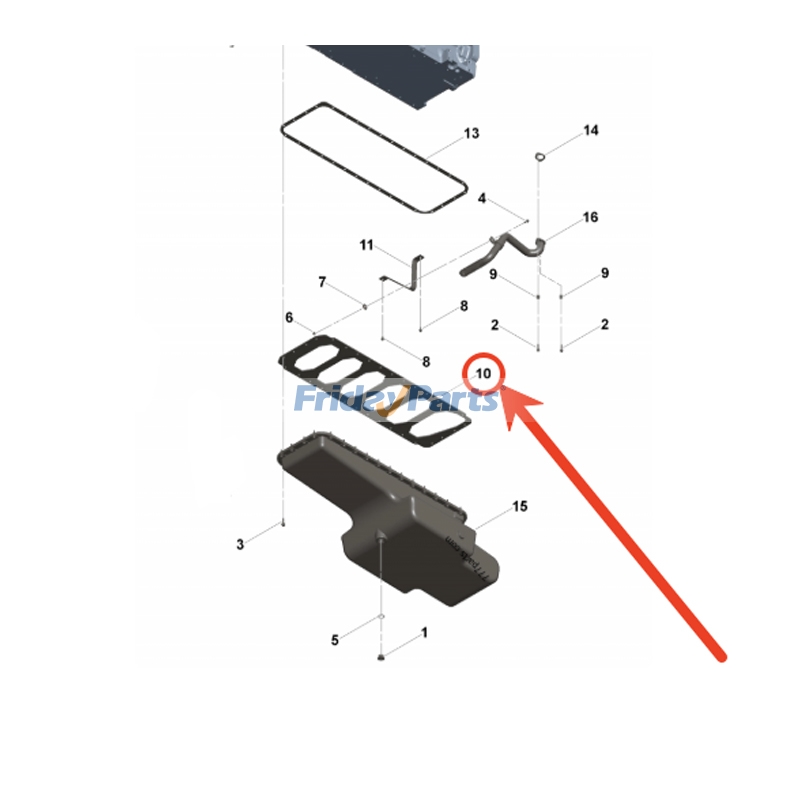 Cylinder Block Stiffener Plate for Engine,Excavator,Loader
