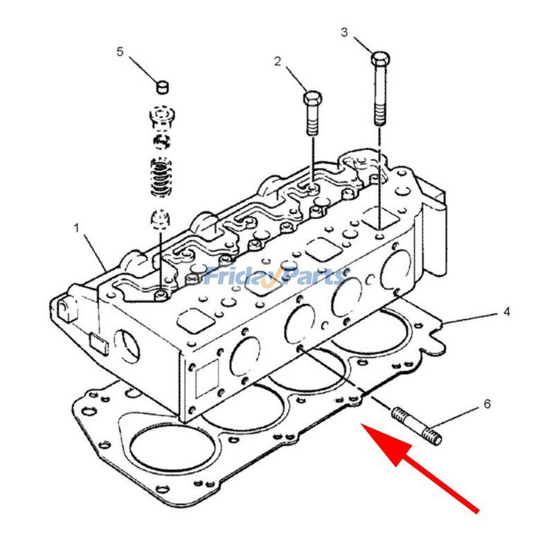 Junta de culata 3111685 para motor Caterpillar 3024 3024C C2.2 Excavadora 304.5 Minicargadora 226 216 226B 247B 257B Para CAT