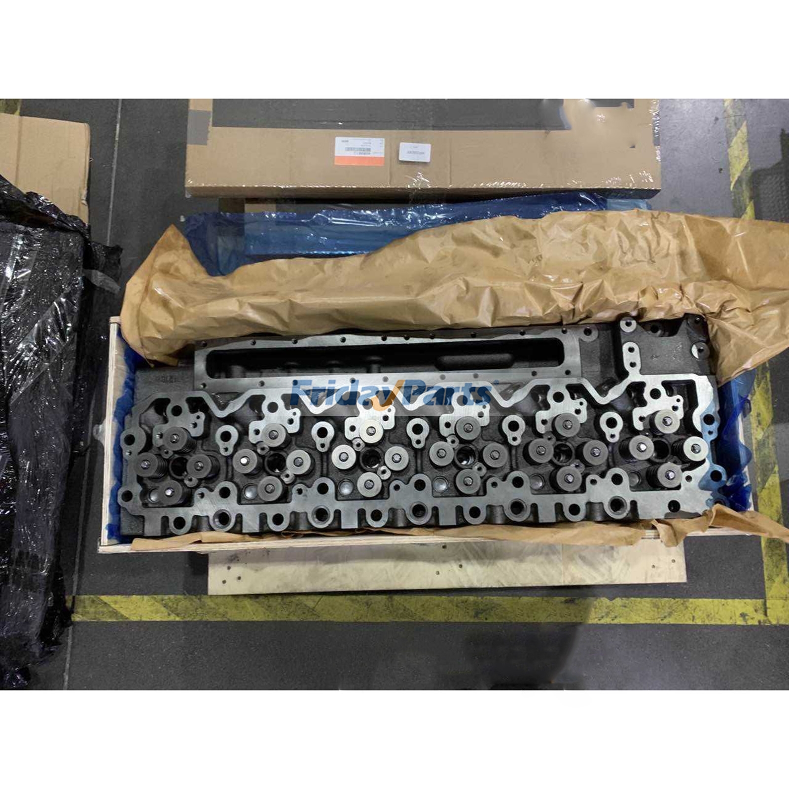 Culasse complète 6L avec soupapespour Moteur,Pelle