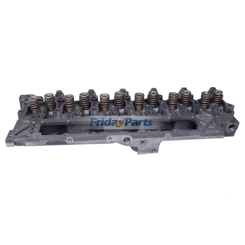 Culata completa 6B 6BT 5.9L con válvulas para motor Cummins Hyundai Excavator R140LC-9S R160LC-9S R210-7 R210W-9S R220LC-7 R220LC-9S para Excavadora Para HYUNDAI FridayParts