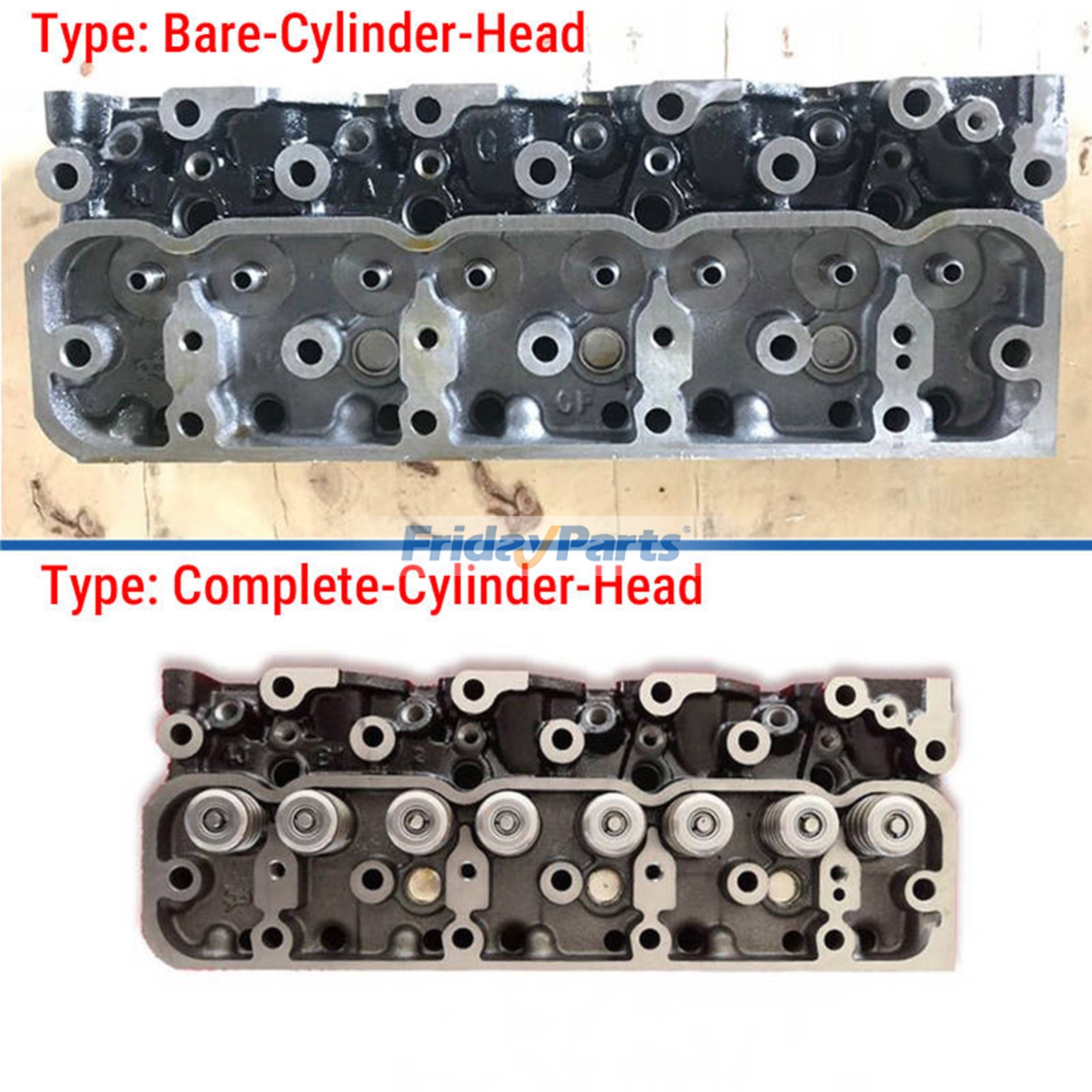 Culata completa 4JB1 4JB1-PK01 con válvulas 6631770 6655860 para cargadora Bobcat con motor Isuzu 843 853 1213 Para BOBCAT,Para OTRA MARCA